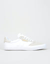 adidas 3MC Skate Shoes - White/Clear Brown/Gold Metallic