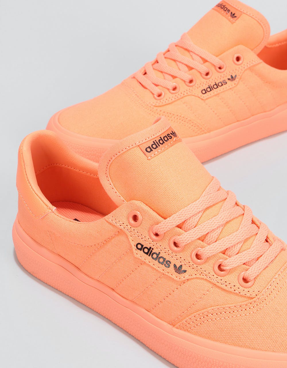 Adidas 3MC Skate Shoes - Chalk Coral/Core Black/Chalk Coral