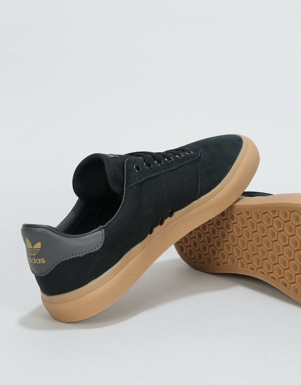 Adidas 3MC Skate Shoes - Core Black/Solid Grey/Gum
