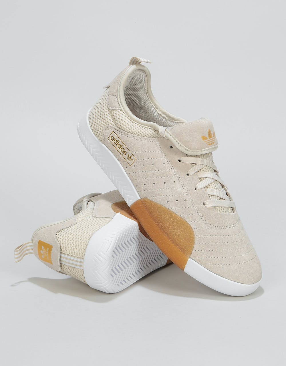 Adidas 3ST.003 Skate Shoes - Clear Brown/White/Gum