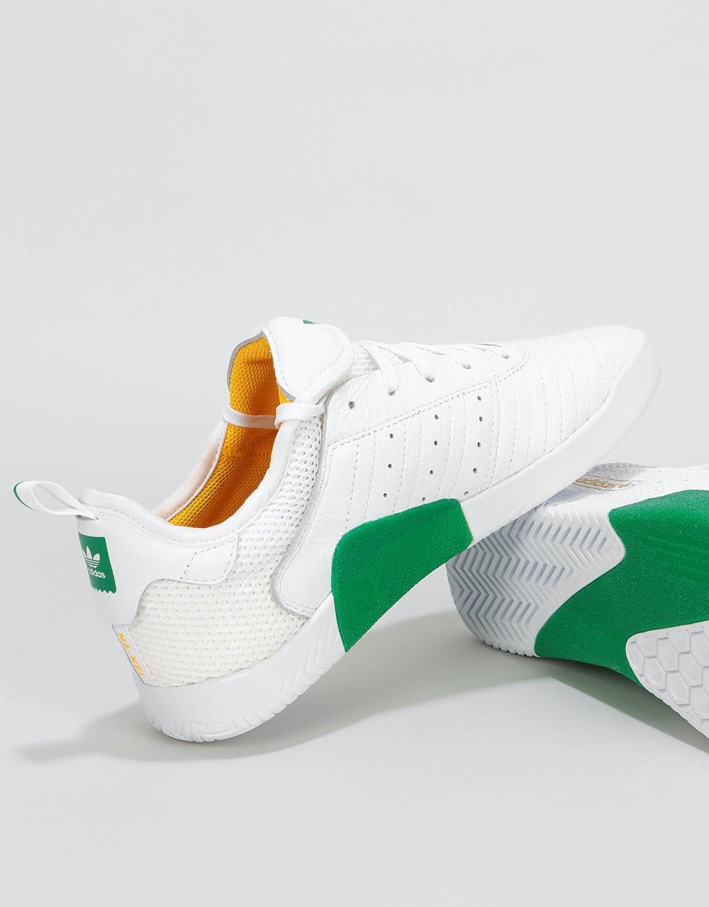 Adidas 3ST.003 x Na-Kel Skate Shoes - White/Green/Gold