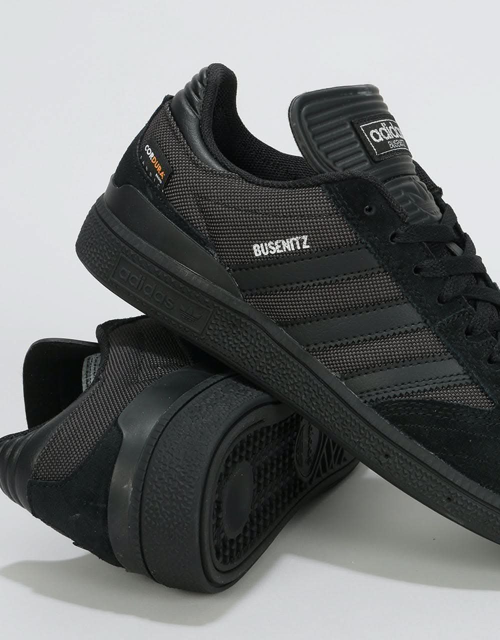 Adidas Busenitz Pro Skate Shoes - Core Black/Core Black/Core Black