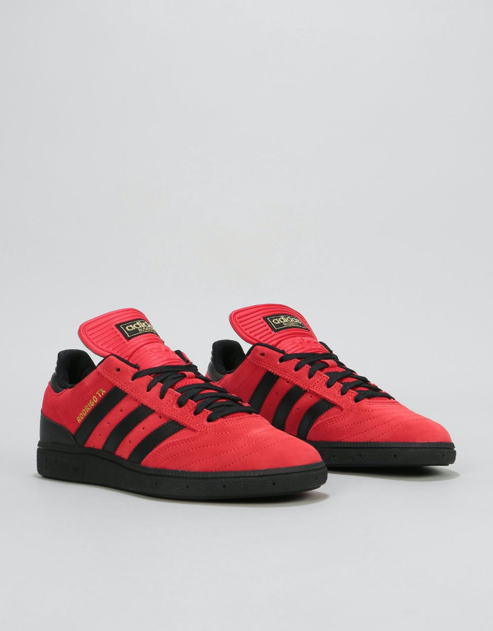 Adidas Busenitz Pro x Rodrigo Skate Shoes - Scarlet/Black/Gold