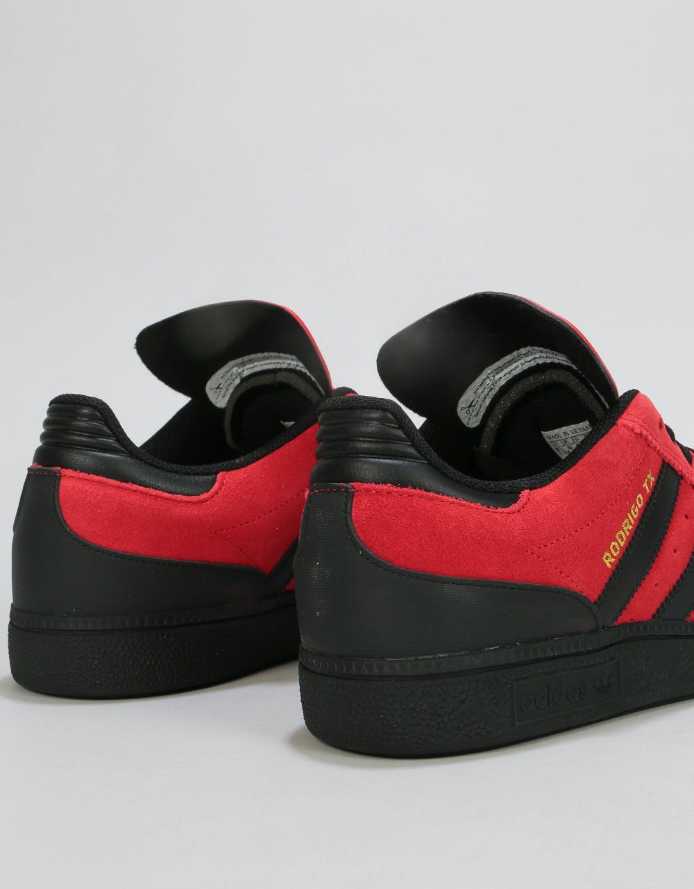 Adidas Busenitz Pro x Rodrigo Skate Shoes - Scarlet/Black/Gold