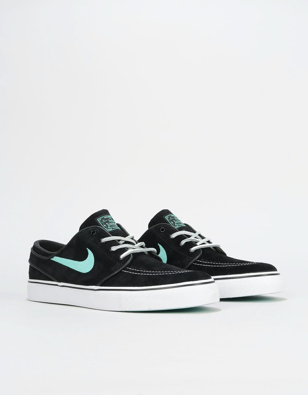 Nike SB Zoom Stefan Janoski OG Skate Shoes - Black/Mint-White