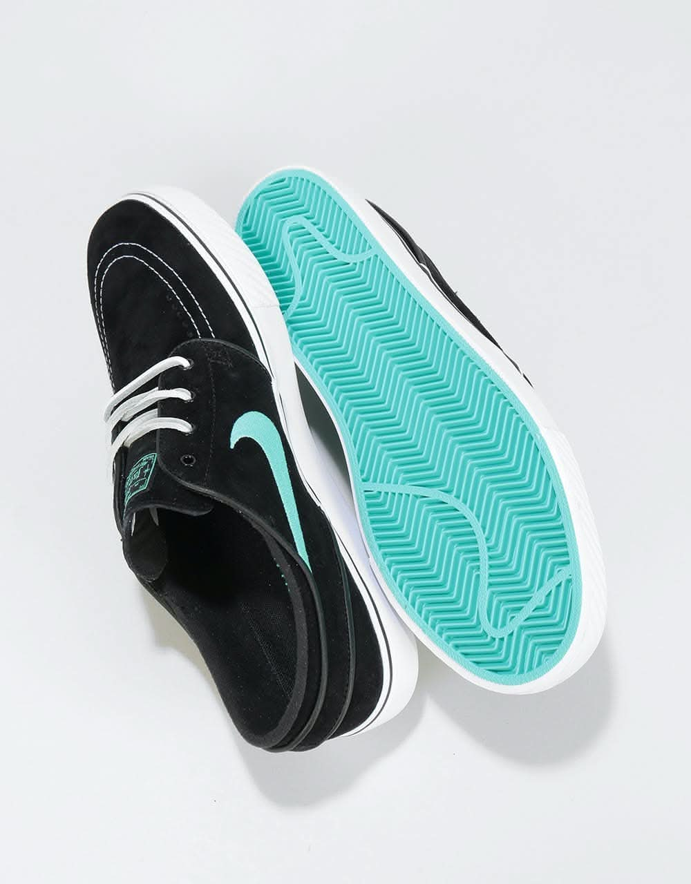 Nike SB Zoom Stefan Janoski OG Skate Shoes - Black/Mint-White