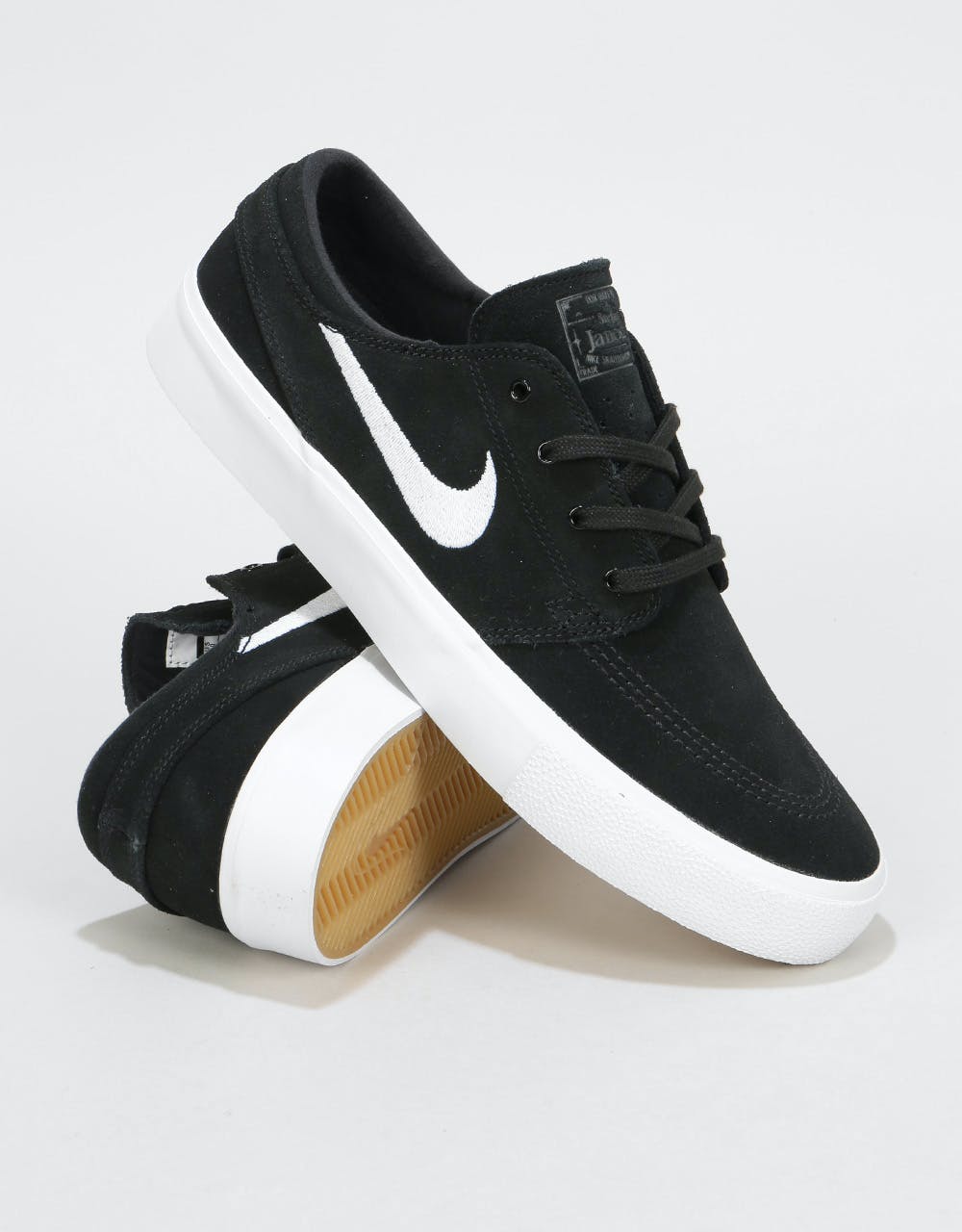Nike SB Zoom Janoski RM Skate Shoes - Black/White-Thunder Grey-Gum
