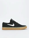 Nike SB Zoom Stefan Janoski RM Skate Shoes - Black/White-Black-Gum Light Brown