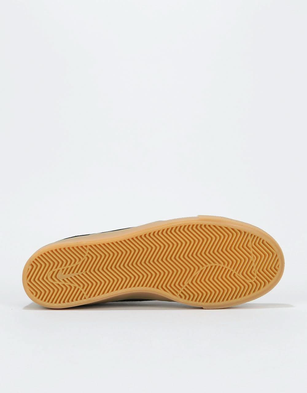 Nike SB Zoom Janoski RM Skate Shoes - Black/White-Gum Light Brown