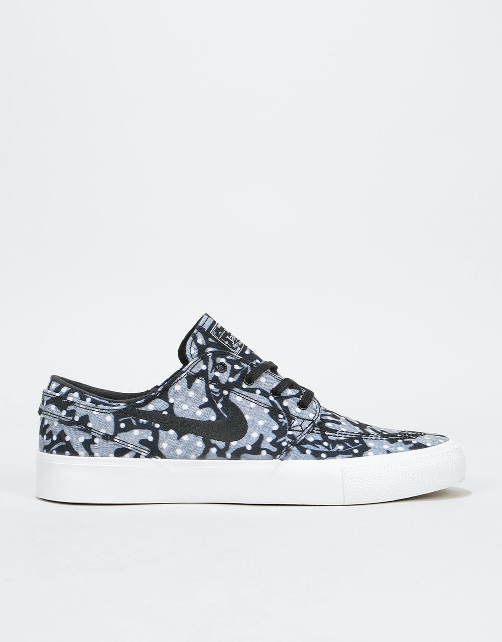 Nike SB Zoom Janoski RM Canvas Skate Shoes - Black/White-Vast Grey-Gum