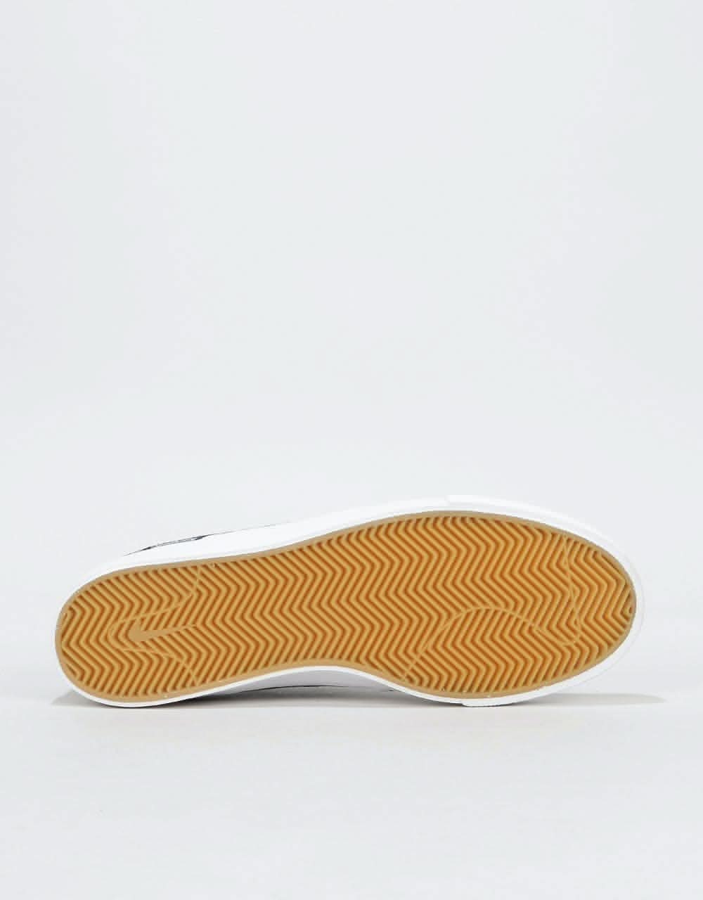 Nike SB Zoom Janoski RM Canvas Skate Shoes - Black/White-Vast Grey-Gum