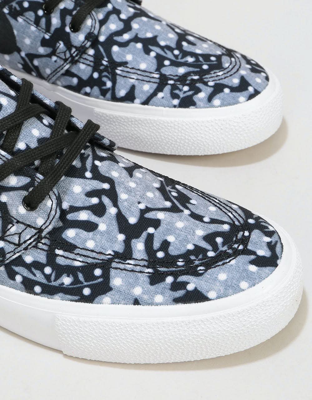 Nike SB Zoom Janoski RM Canvas Skate Shoes - Black/White-Vast Grey-Gum