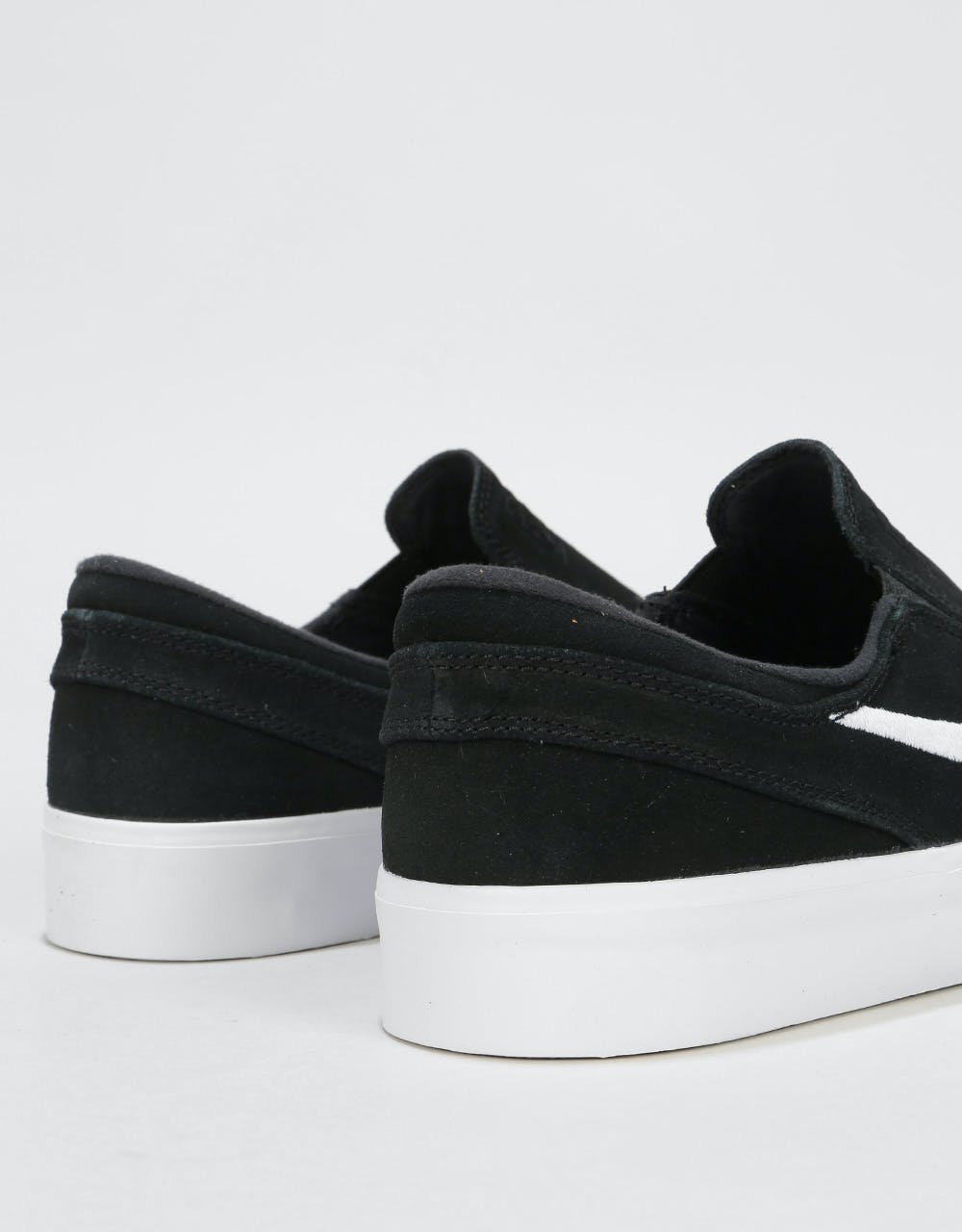 Nike SB Zoom Janoski Slip RM Skate Shoes - Black/White-White