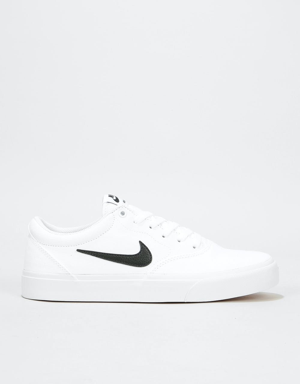 Nike SB Charge SLR Skate Shoes - White/Black-White-Gum Light Brown