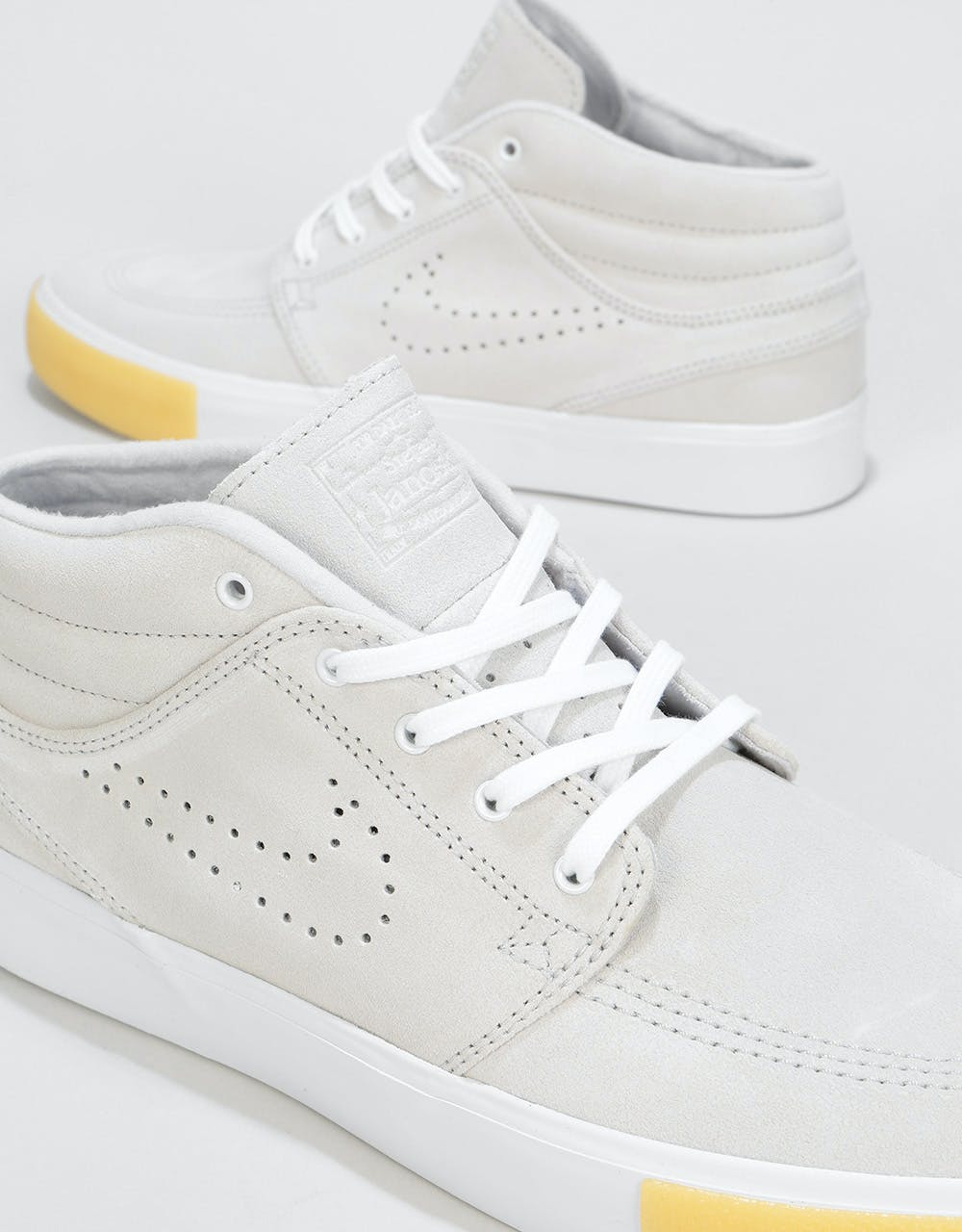 Nike SB Zoom Janoski Mid RM SE Skate Shoes - White/White-Vast Grey-Gum