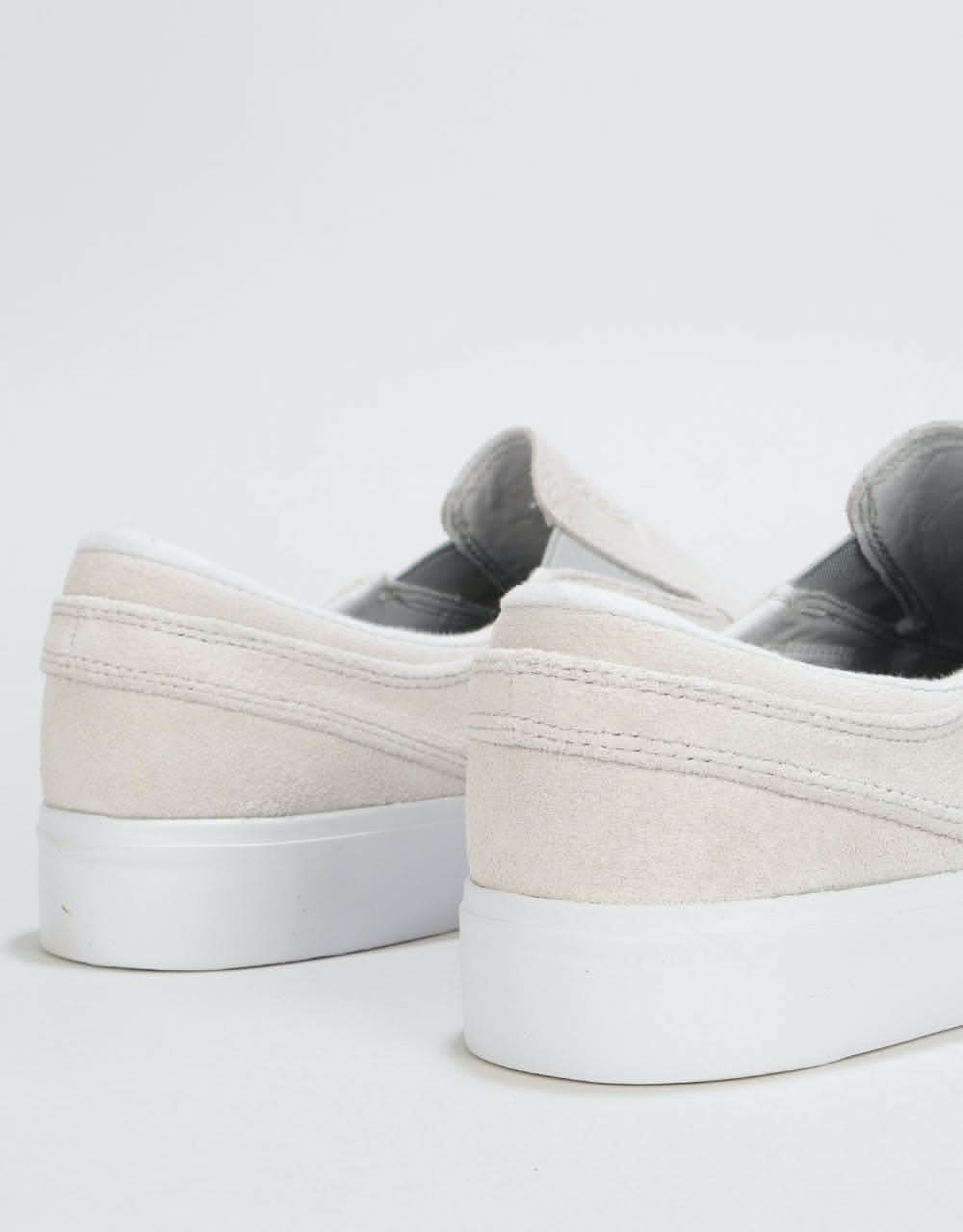 Nike SB Zoom Janoski Slip RM SE Skate Shoes - White-Vast/Grey-Gum