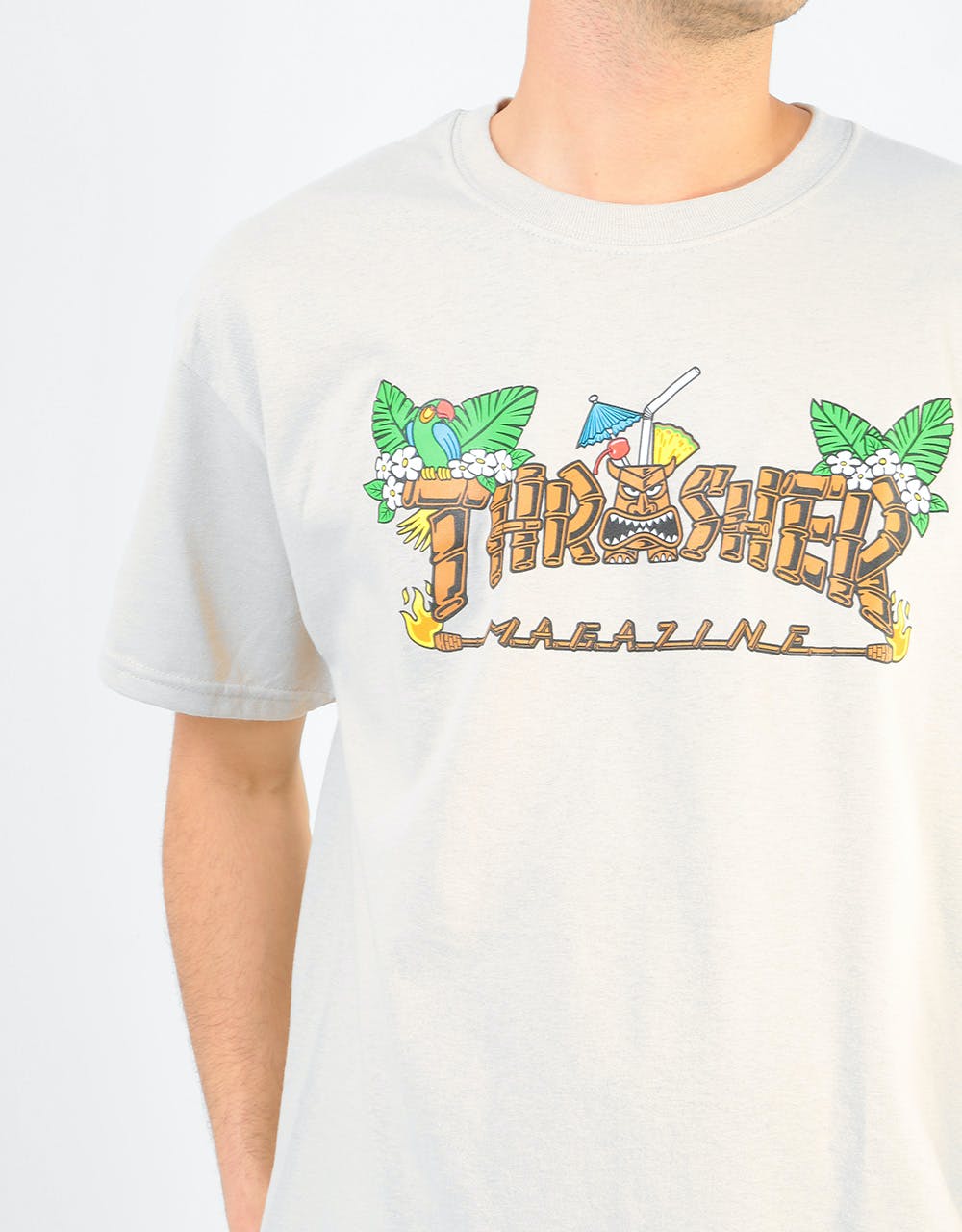 Thrasher Tiki T-Shirt - Sand