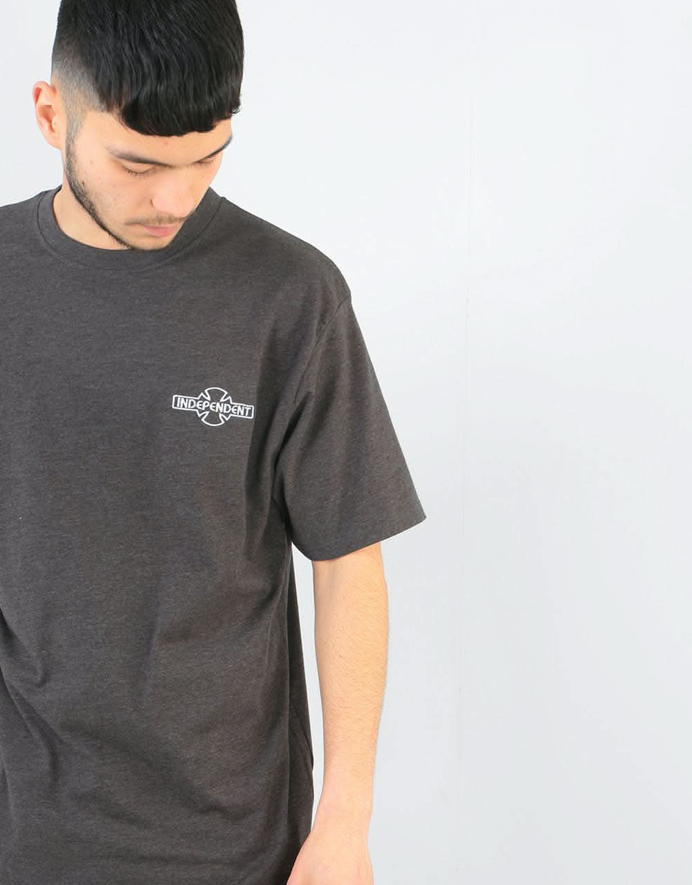 Independent O.G.B.C. Embroidery T-Shirt - Charcoal Heather