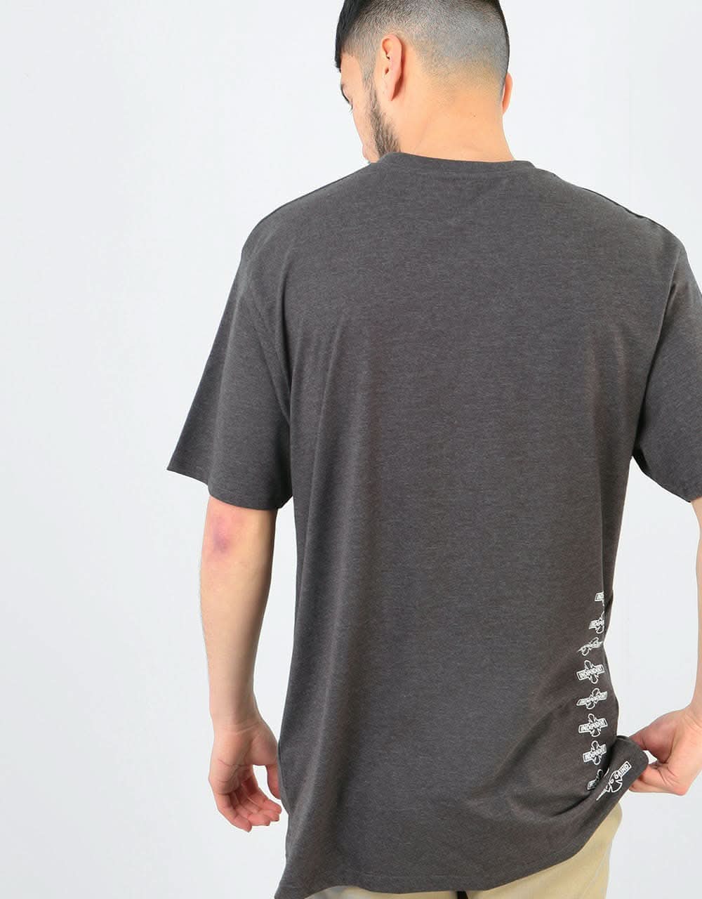 Independent O.G.B.C. Embroidery T-Shirt - Charcoal Heather