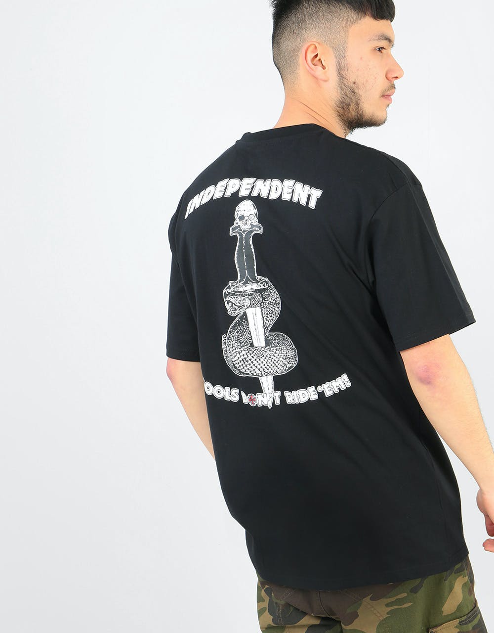 Independent Fools Don't T-Shirt - Black