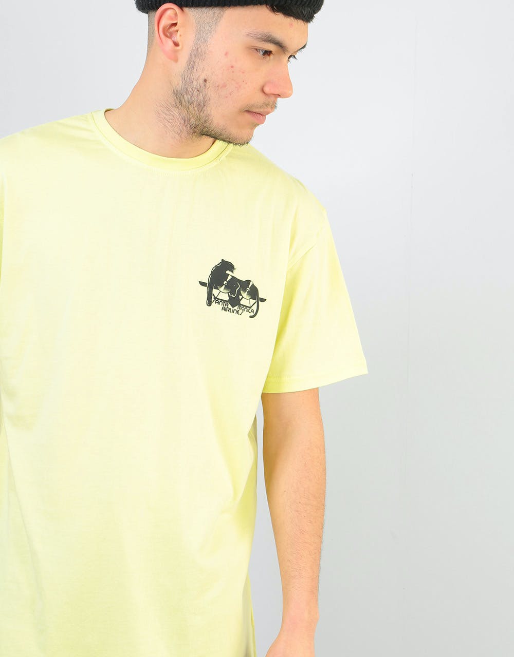Santa Cruz Natas Panther GITD T-Shirt - Limelight
