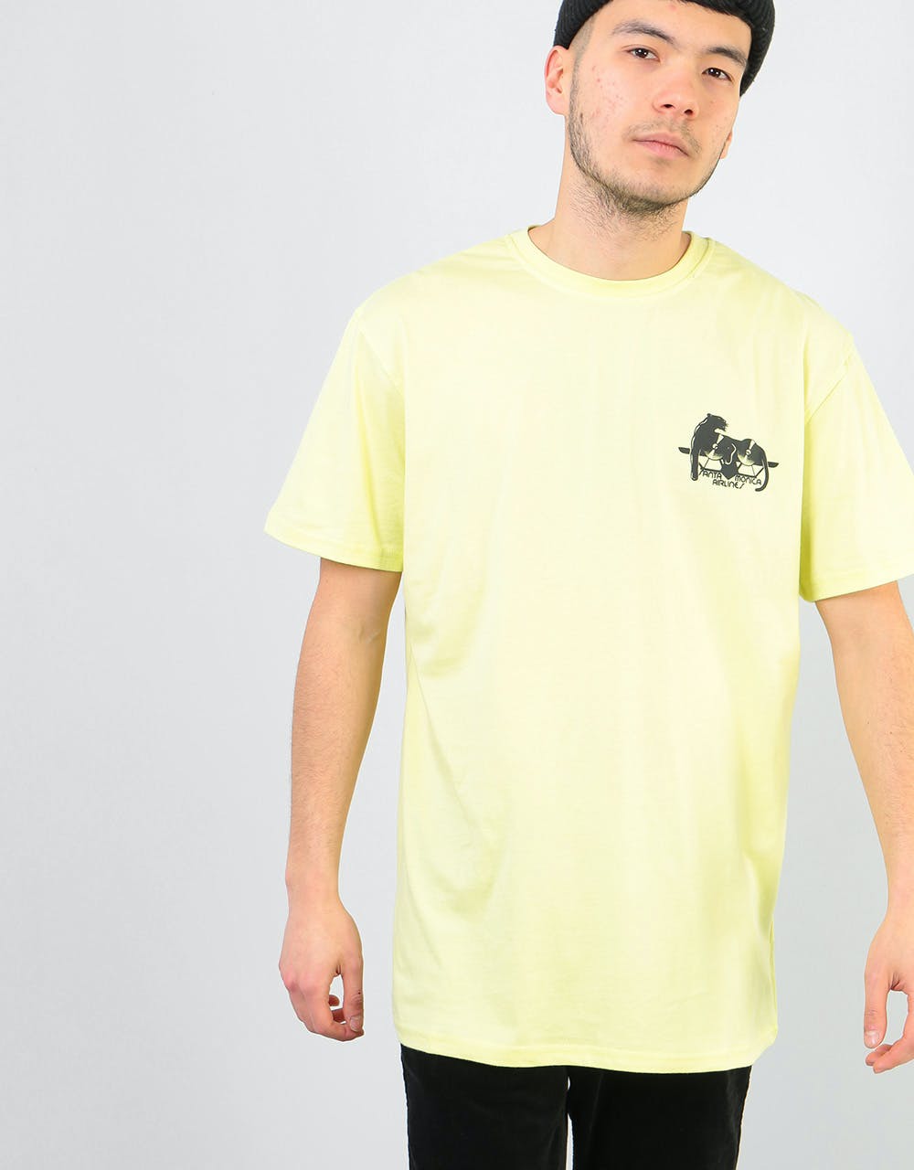 Santa Cruz Natas Panther GITD T-Shirt - Limelight