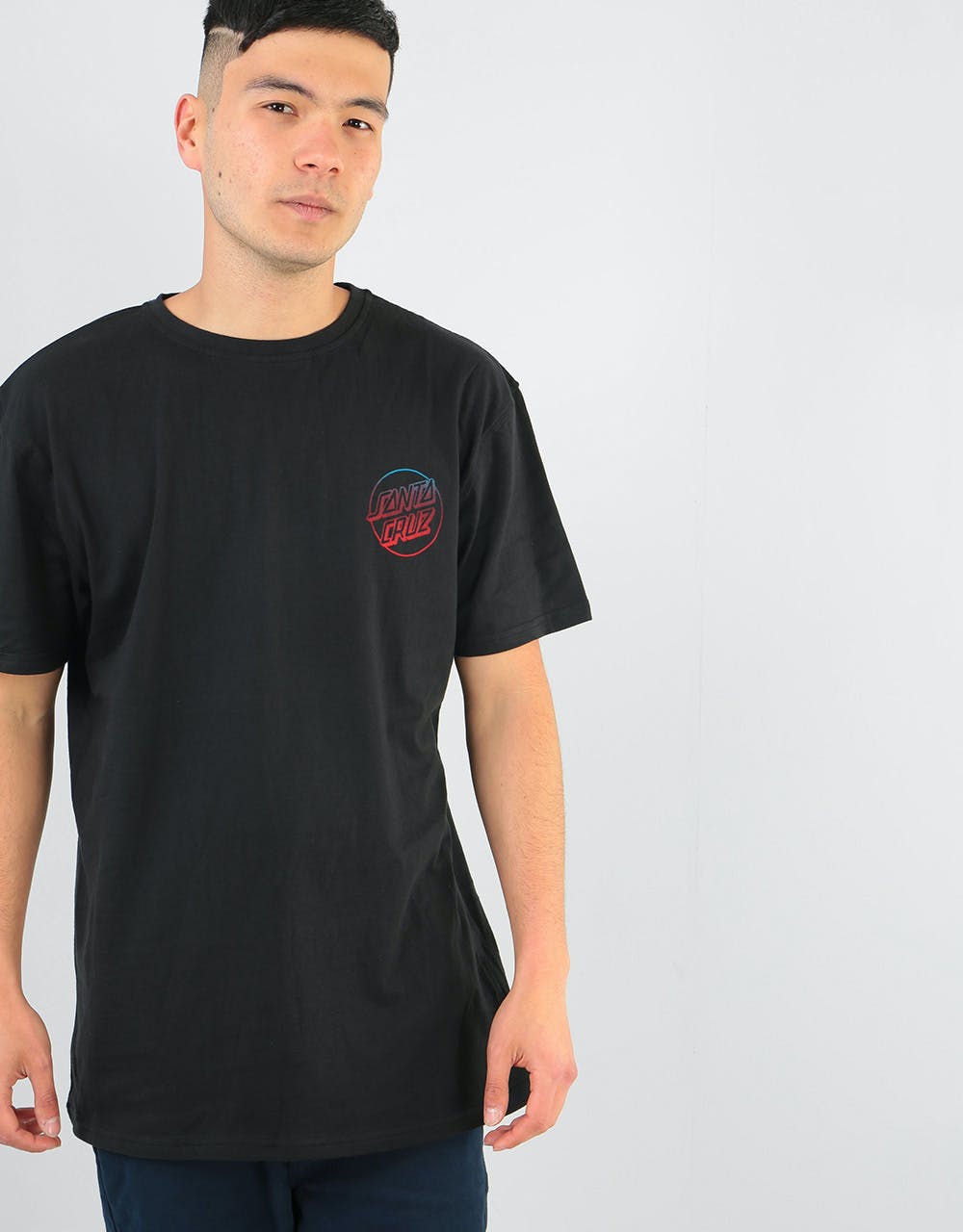 Santa Cruz Fade Hand T-Shirt - Black
