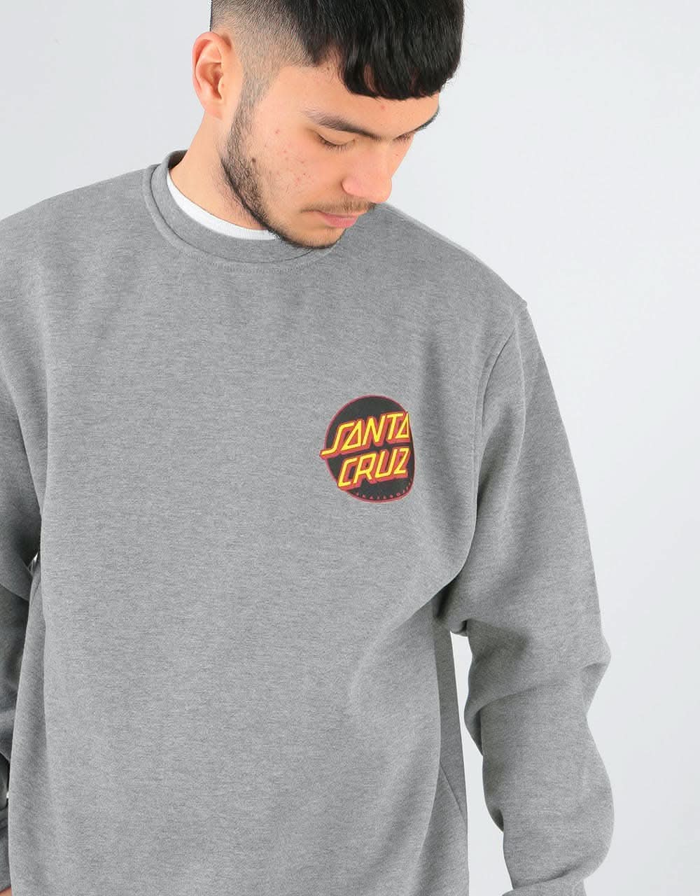 Santa Cruz Other Dot Crew Sweatshirt - Dark Heather