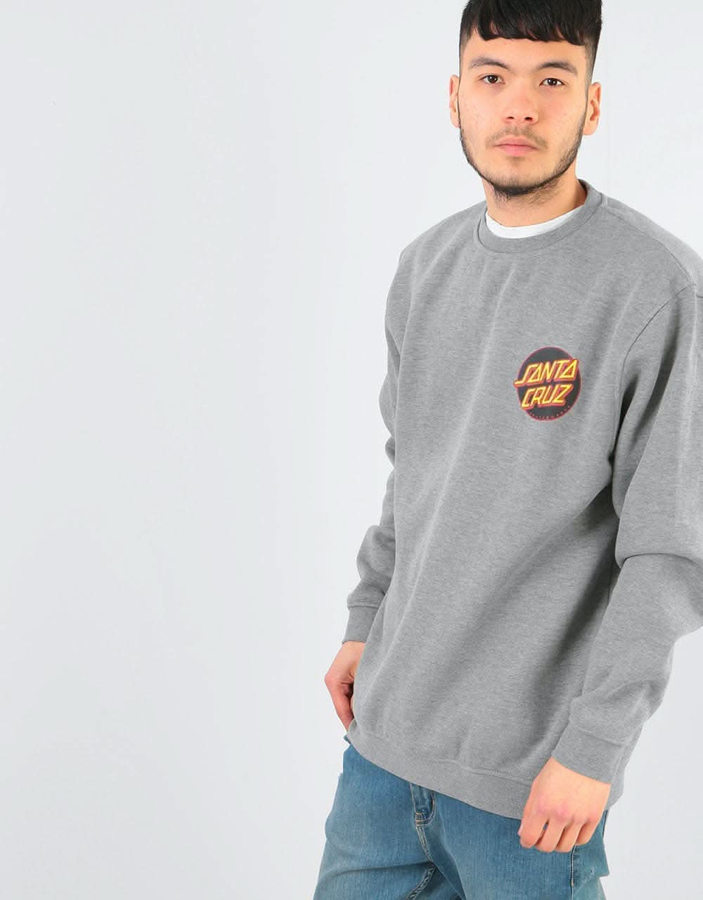 Santa Cruz Other Dot Crew Sweatshirt - Dark Heather