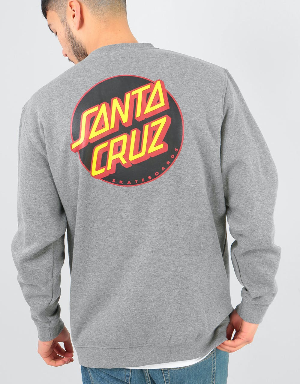 Santa Cruz Other Dot Crew Sweatshirt - Dark Heather
