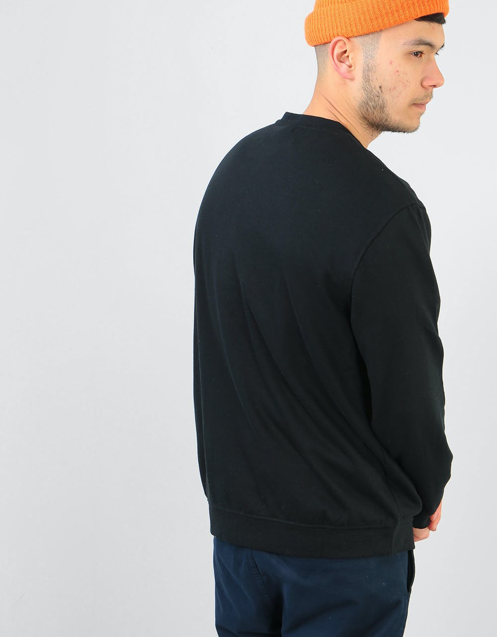 Santa Cruz Classic Dot Crew Sweatshirt- Black