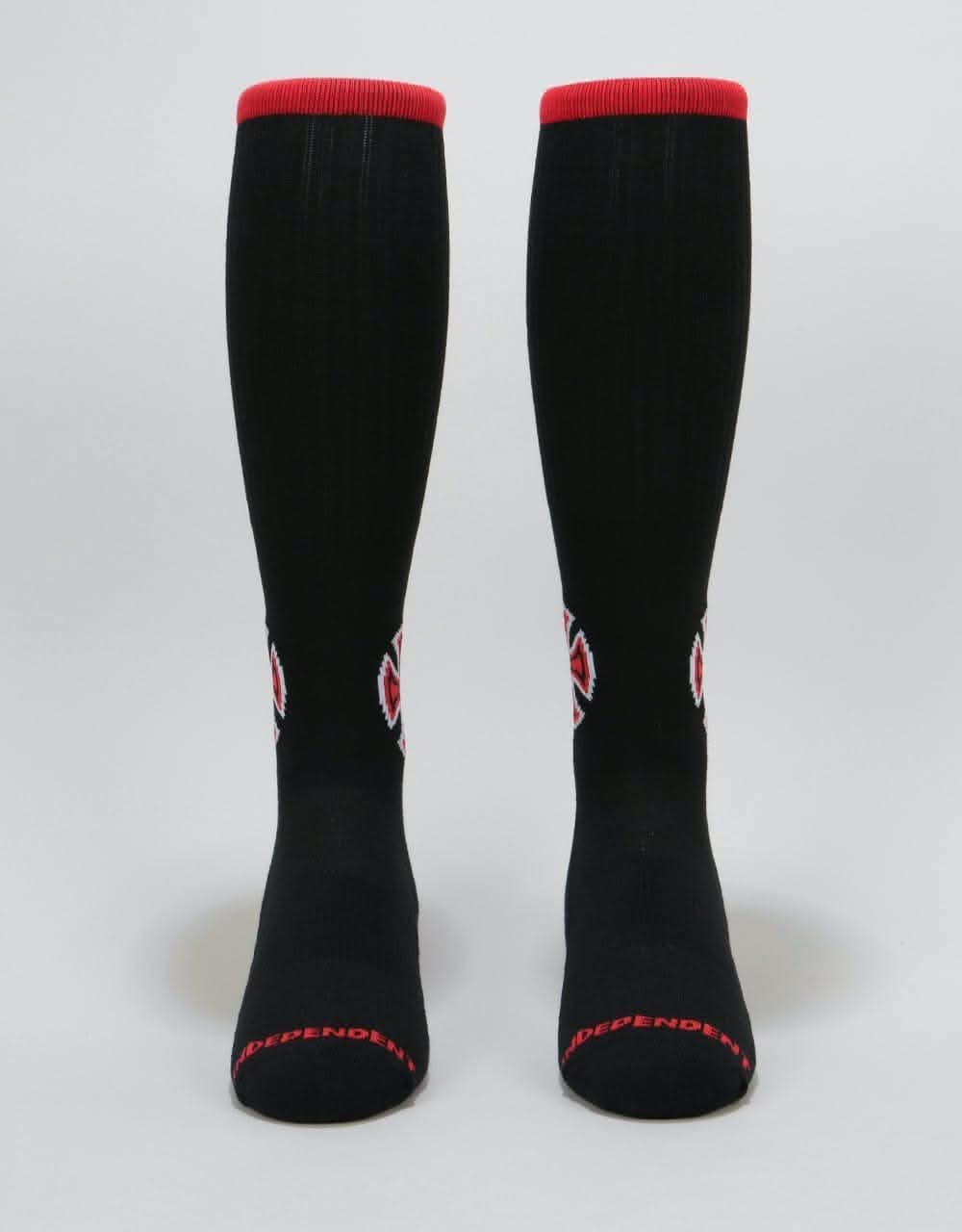 Independent Big Cross Primary Socks - Black