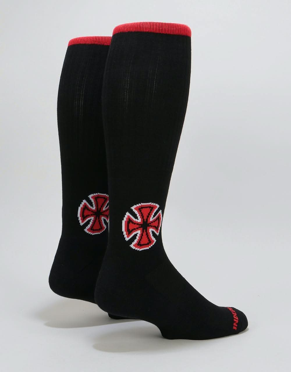 Independent Big Cross Primary Socks - Black