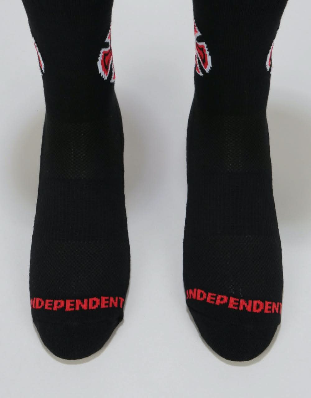 Independent Big Cross Primary Socks - Black