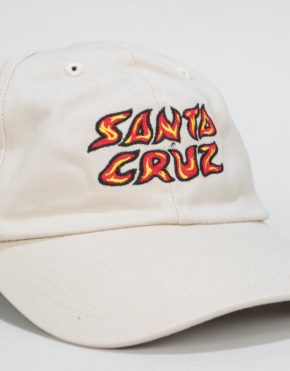 Santa Cruz Fire Dad Cap - White