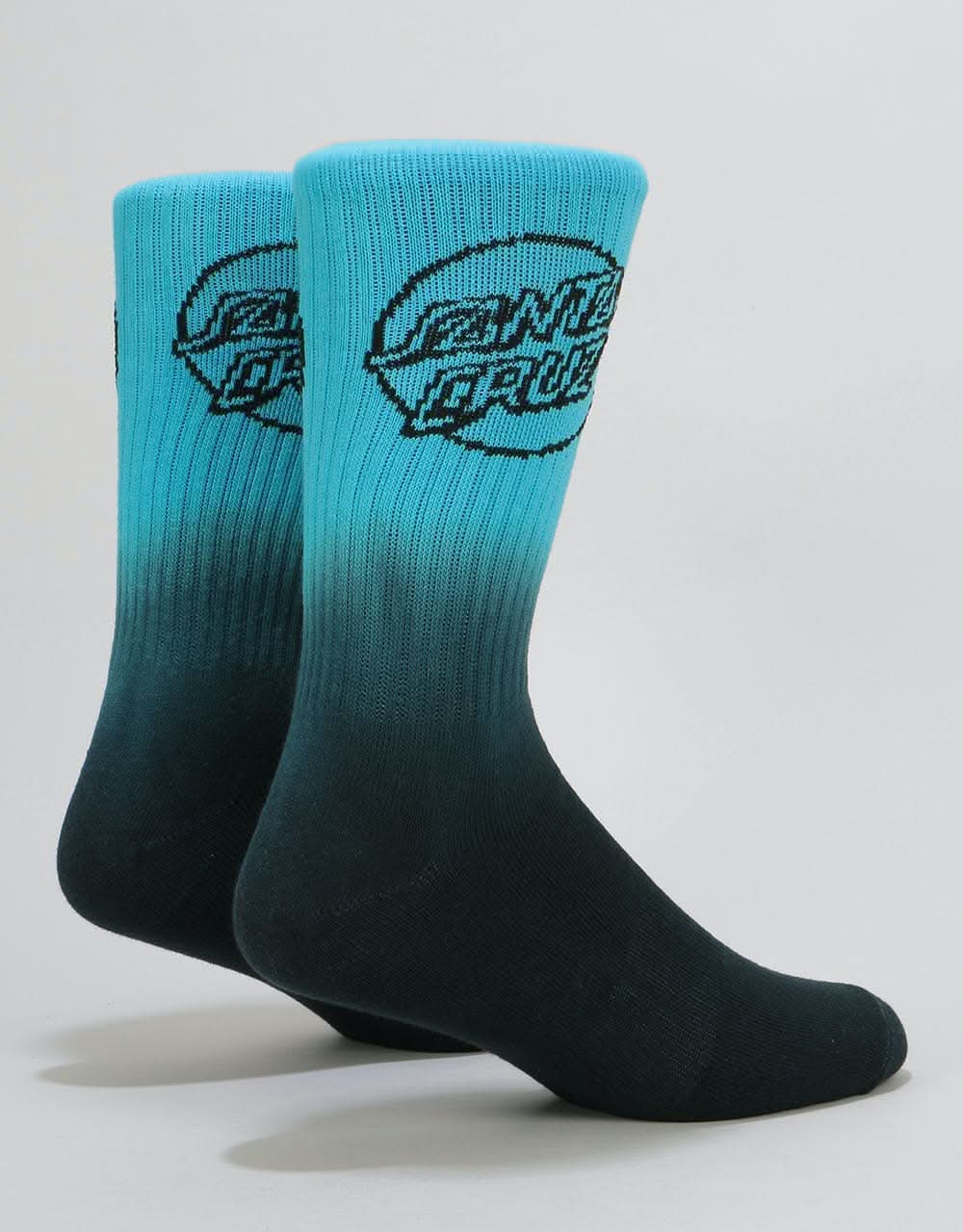 Santa Cruz Opus Fade Socks - Black Fade