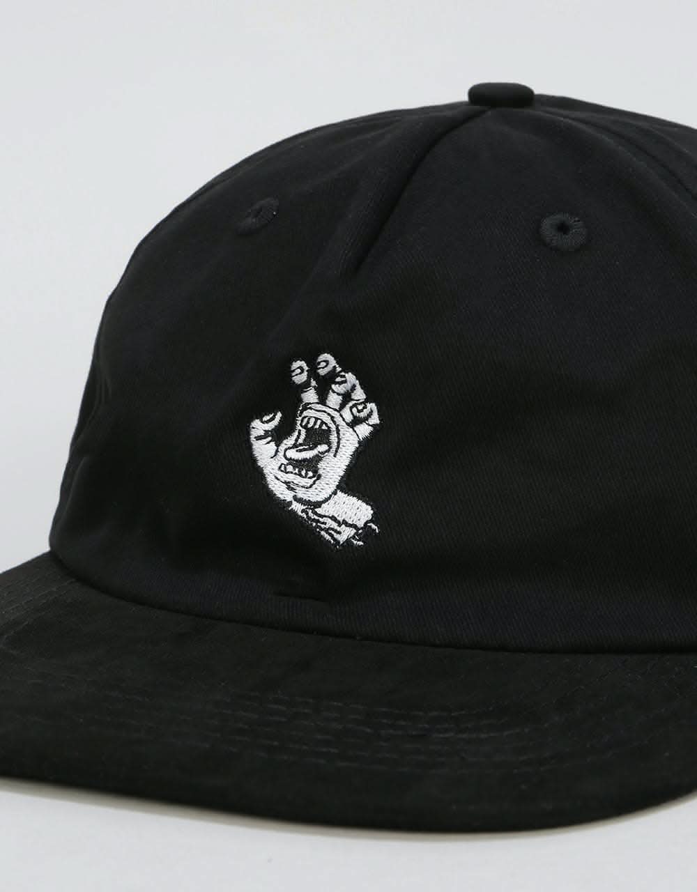Santa Cruz Screaming Mono Hand Cap - Black