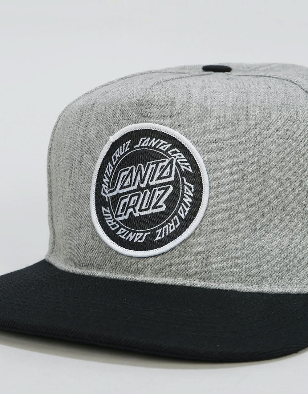 Santa Cruz Ring Dot Snapback Cap - Charcoal/Black