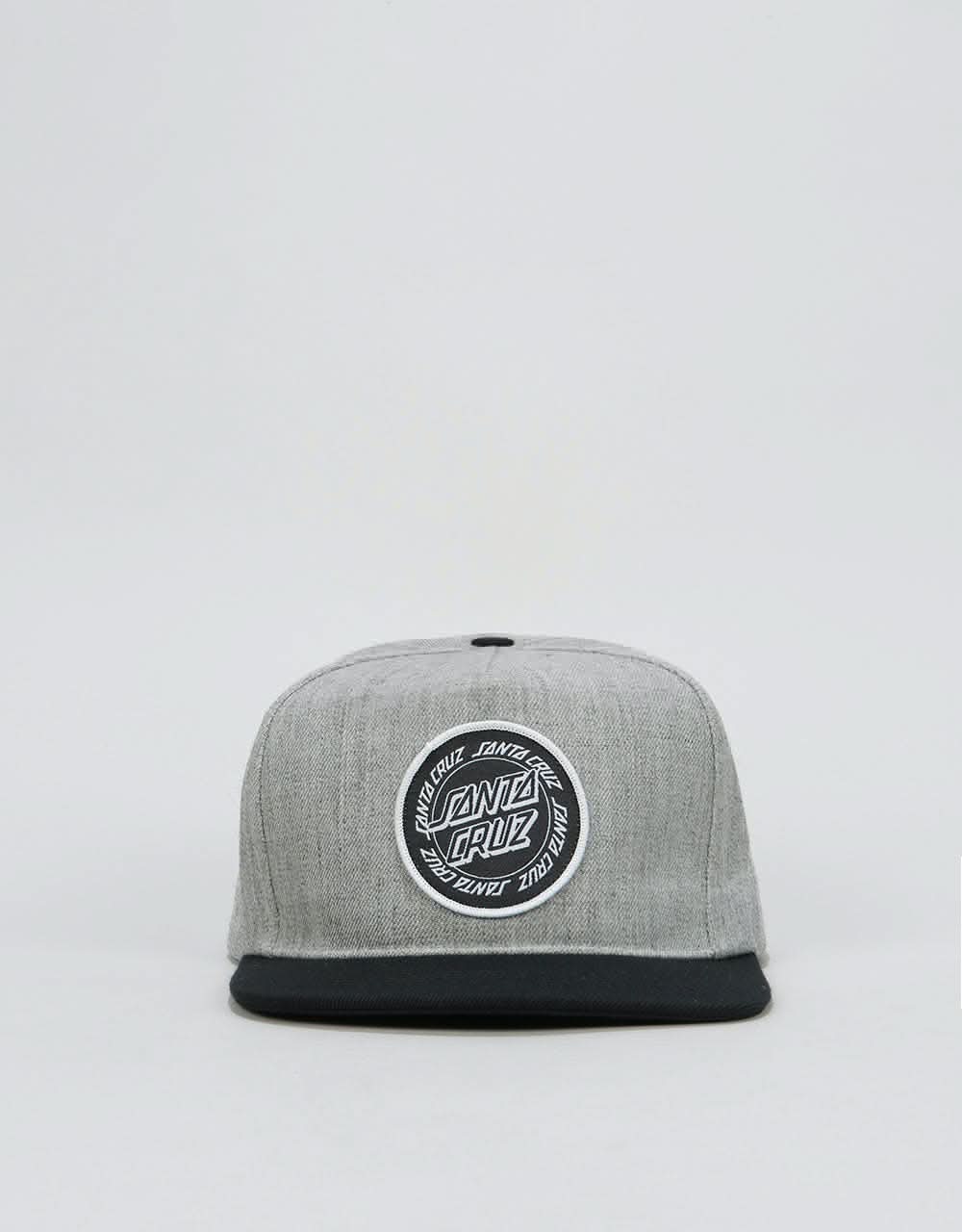 Santa Cruz Ring Dot Snapback Cap - Charcoal/Black