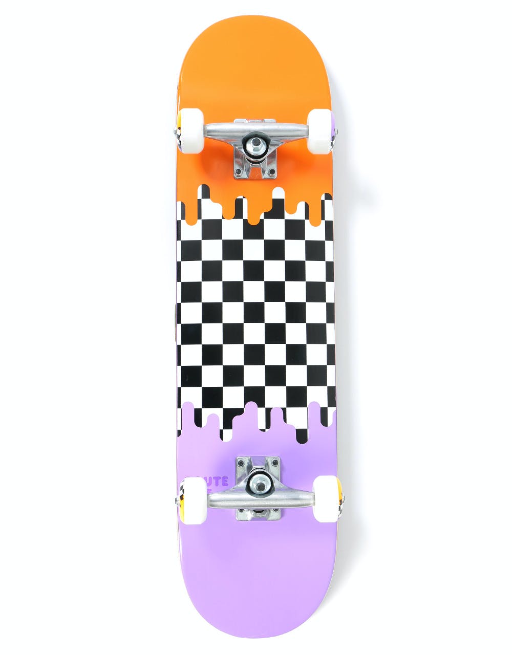 Route One Check Drip Complete Skateboard - 7.75"