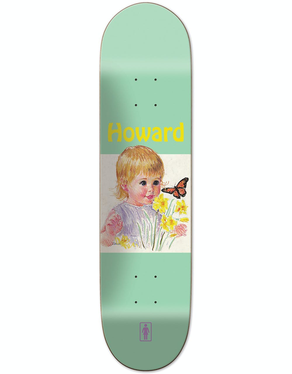 Girl Howard Storytime Skateboard Deck - 8.25"