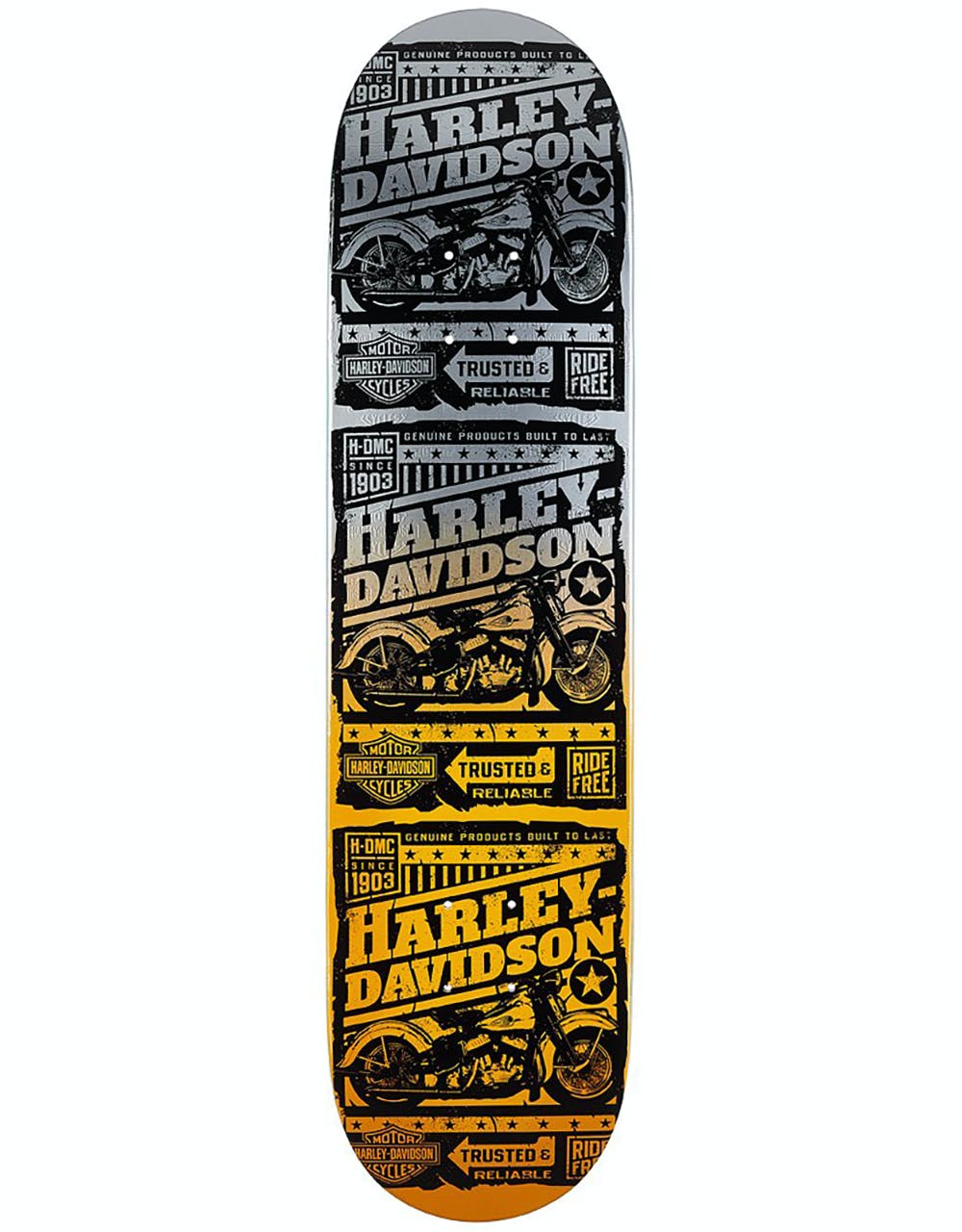 Darkstar x Harley-Davidson® Ride Free Skateboard Deck - 7.875"