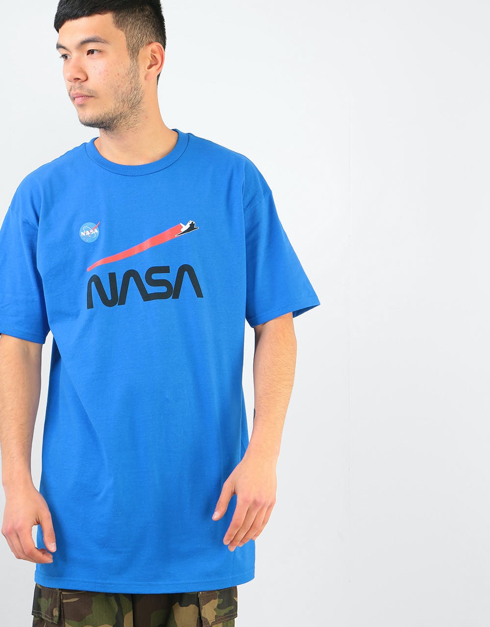 Habitat x NASA Shuttle Flight T-Shirt - Royal Blue