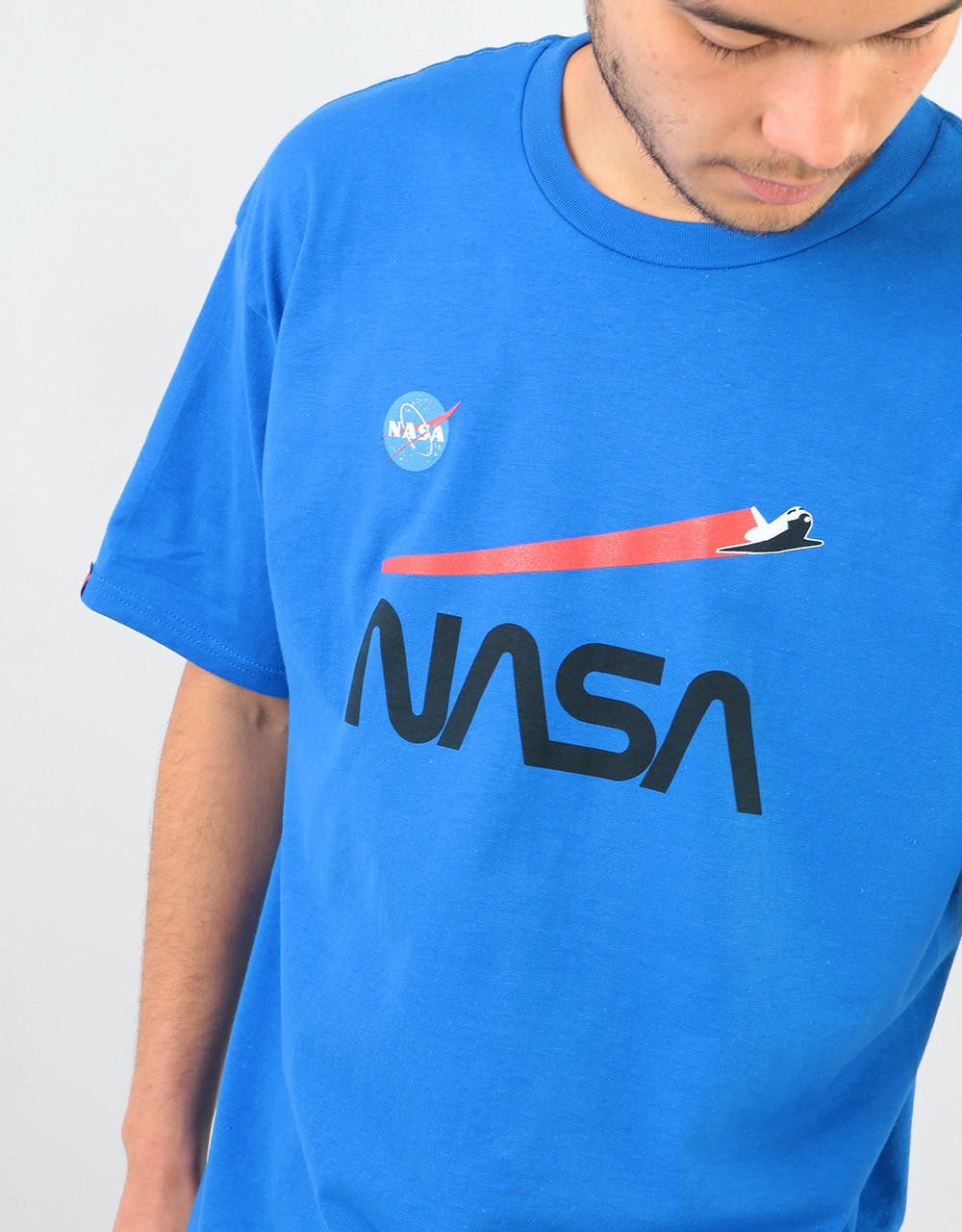 Habitat x NASA Shuttle Flight T-Shirt - Royal Blue