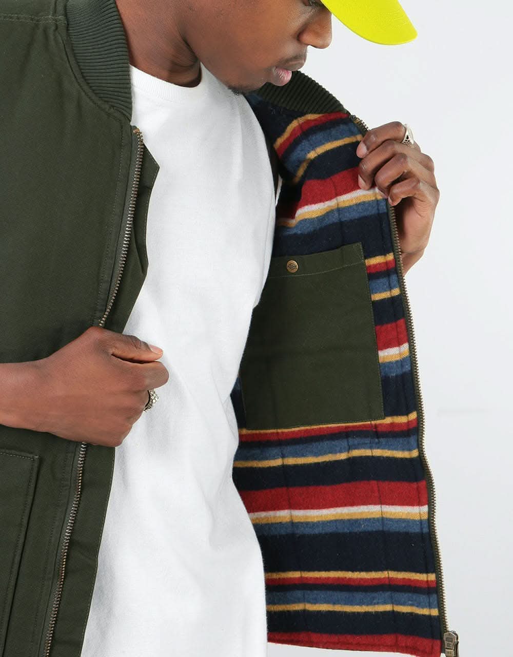 Dickies Calverton Canvas Vest - Olive Green