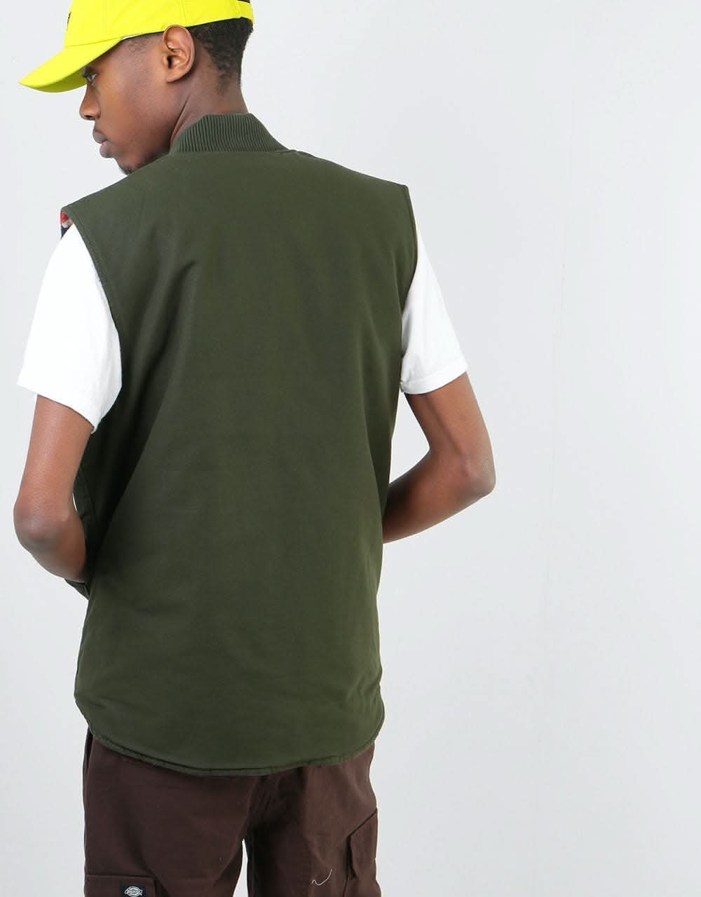 Dickies Calverton Canvas Vest - Olive Green