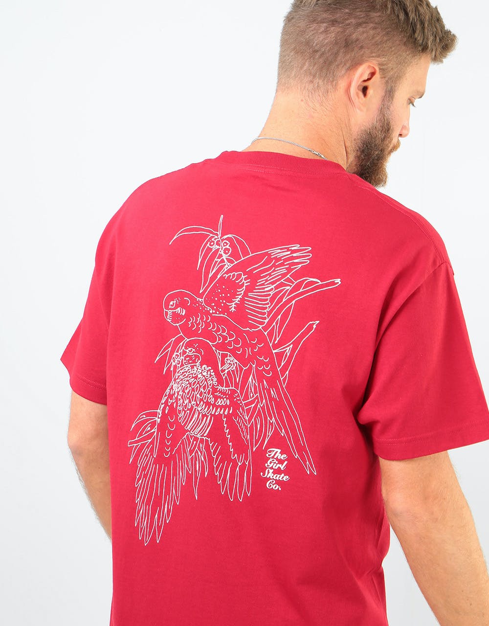 Girl Ecol-OG Parrot T-Shirt - Cardinal