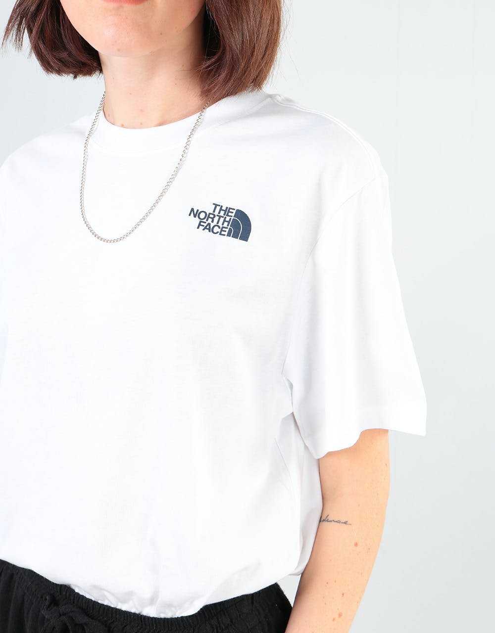 The North Face Womens S/S Redbox Celebration Oversized T-Shirt - White
