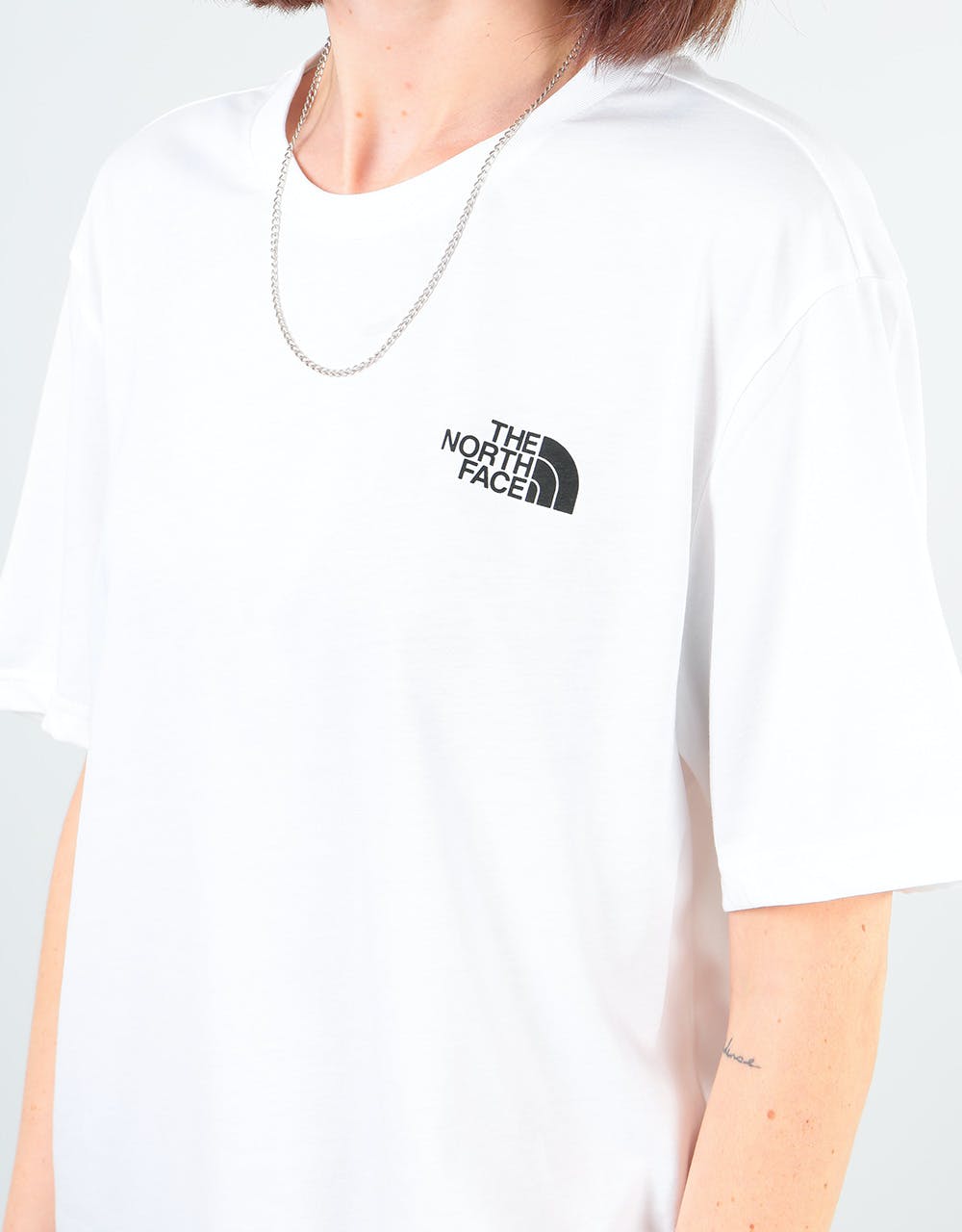 The North Face Womens S/S Simple Dome Oversized T-Shirt - TNF White