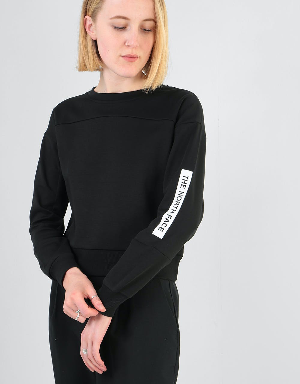 The North Face Womens Light Cropped Sweat - TNF Black